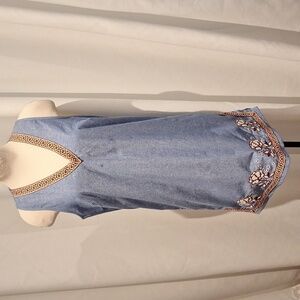 Jade Melody Embroidered dress